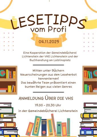 Lesetipps Lichtenstein